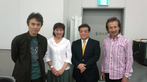 ※写真は、向かって左から上島雪夫さん、鈴木ほのかさん、川崎登さん、沢木順さんです。